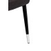 Стул велюр серый см с ч/б спинкой Garda Decor 30C-1232F GR