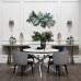Стул велюр серый см с ч/б спинкой Garda Decor 30C-1232F GR