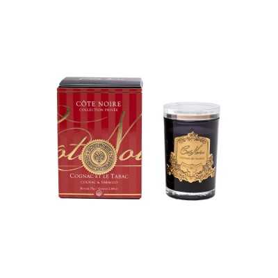 Свеча ароматическая Cognac/Tobacco в стакане в упаковке 75 гр. Garda Decor 96CN-75240