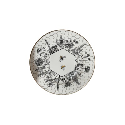 Тарелка закусочная HONEYCOMB пчёлки 19,5см (2) Garda Decor 26FC-TAR-HONEYCOMB-19,5/1