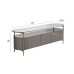 Тумба под ТВ св.бежевая см Garda Decor 40AD-00151