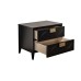 Тумба прикроватная черная см Garda Decor 151SV-00008