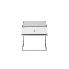 Тумба зерк. с ящиком каркас н/ж сталь хром см Garda Decor KFG131