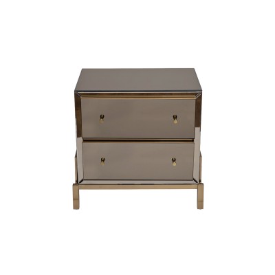 Тумба зеркальная 2 ящика см Garda Decor KFG170