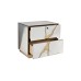 Тумба зеркальная с золотым декором см Garda Decor KFG199