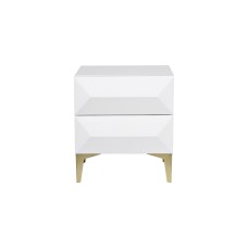 Тумбочка белая .5*57 см Garda Decor 40AD-CB251