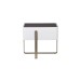 Тумбочка светлая с металл. каркасом см Garda Decor 77IP-20863