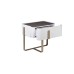 Тумбочка светлая с металл. каркасом см Garda Decor 77IP-20863
