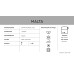 Тюлевая ткань Garda Decor 126WR-MALTA ECR-BEL