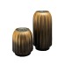 Ваза декоративная стекл. золотая см Garda Decor 71PN-52240