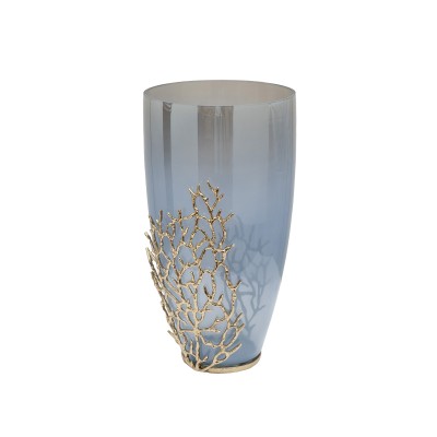 Ваза декор.стеклянная "Coral" см Garda Decor 69-21373
