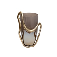 Ваза декор.стеклянная "Flow" см Garda Decor 69-22681