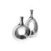 Ваза серебристая см Garda Decor 18H2408-19