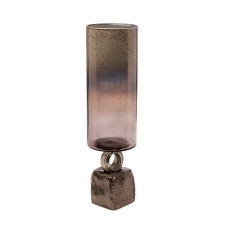 Ваза стекл. на металл. основании dсм Garda Decor 71PN-31684