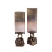 Ваза стекл. на металл. основании dсм Garda Decor 71PN-31684