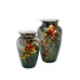 Ваза стеклянная зеленая с цветком см Garda Decor 55RV6816L