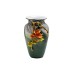 Ваза стеклянная зеленая с цветком см Garda Decor 55RV6816S
