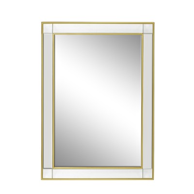 Зеркало прямоугольное отделка цвет золото см Garda Decor 19-OA-8172