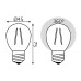 Лампа светодиодная Gauss Basic Filament E27 5,5W 2700K 1051216T