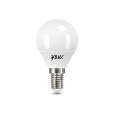 Лампа светодиодная Gauss E14 9,5W 6500K матовая 105101310
