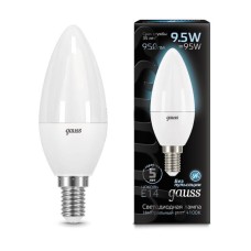 Лампа светодиодная Gauss E14 9.5W 4100K матовая 103101210