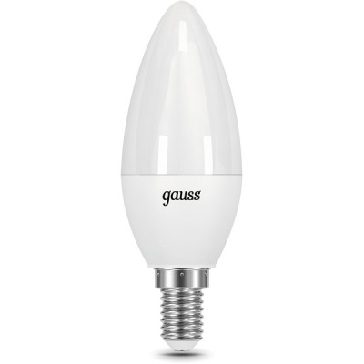 Лампа светодиодная Gauss E14 9,5W 6500K матовая 103101310