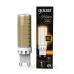 Лампа светодиодная Gauss G9 6,5W 3000К прозрачная 107309106