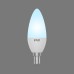 Лампа светодиодная Gauss E14 5,5W 4100К свеча матовая 1033126