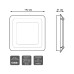 Встраиваемый светодиодный светильник Gauss Backlight Bubbles BL325