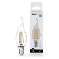 Лампа светодиодная Gauss Filament Elementary E14 10Вт 4100K 42120