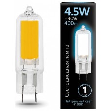 Лампа светодиодная Gauss LED G4 G4 4.5Вт 4100K 107807204
