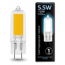 Лампа светодиодная Gauss LED G4 G4 5.5Вт 4100K 107807205