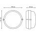 Накладной светильник Gauss НБП 926602106