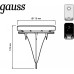Наземный низкий светильник Gauss Solar GS001