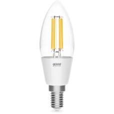 Умная лампа Gauss Smart Home C35 E14 4.5Вт 495lm Wi-Fi (1250112)
