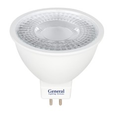 Светодиодная лампа General GLDEN-MR16-DIF-7-230-GU5.3-6500 661592