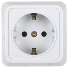 Розетка двойная 2П+3 General Альфа 477007