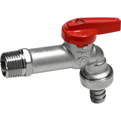 Кран шаровой Giacomini садовый с флажковой ручкой 1/2quot;, R619IX103