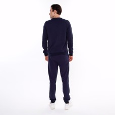 Костюм мужской (свитшот, брюки), цвет тёмно-синий, размер 52 (2XL)