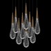 Подвесной светильник Glassburg DROP crackle