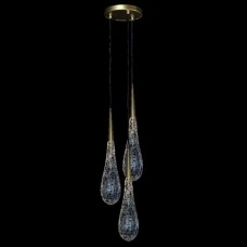 Подвесной светильник Glassburg Drop Crackle Round 3