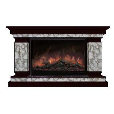 Комплект из электрокамина напольного и портала (143x45x82.5 см) Лорд Карелия Premier S10 ЛО000046