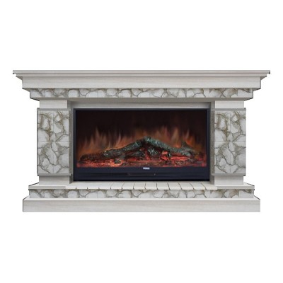 Комплект из электрокамина напольного и портала (143x45x82.5 см) Лорд Карелия Premier S86 ЛО000004
