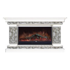 Комплект из электрокамина напольного и портала (143x45x82.5 см) Лорд Карелия Premier S86 ЛО000005