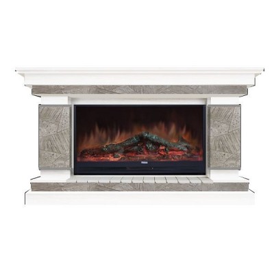 Комплект из электрокамина напольного и портала (143x45x82.5 см) Лорд Карелия Premier S86 ЛО000010