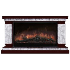Комплект из электрокамина напольного и портала (143x45x82.5 см) Лорд Старый Город Premier S14 ЛО000073