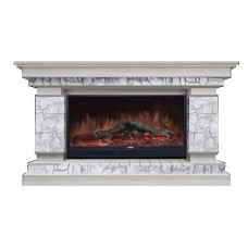 Комплект из электрокамина напольного и портала (143x45x82.5 см) Лорд Старый Город Premier S86 ЛО000014
