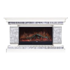 Комплект из электрокамина напольного и портала (143x45x82.5 см) Лорд Старый Город Premier S86 ЛО000015