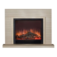 Комплект из электрокамина напольного и портала (147.5x40x117.2 см) Астория Delux Sharm 39 BL АС000009