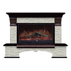Комплект из электрокамина напольного и портала (149x42x108.5 см) Бостон К ГО Premier S86 БК860011